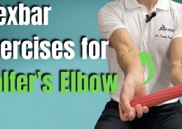 Flexbar exercises for Golfer's Elbow
