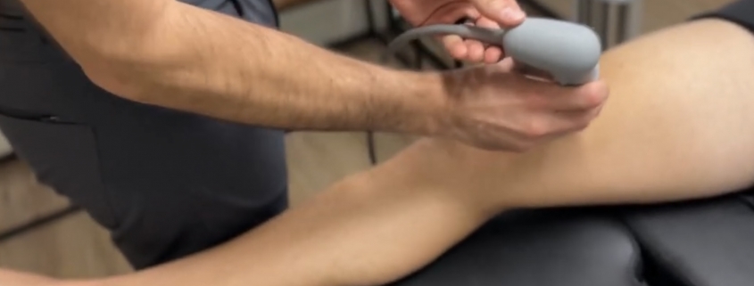 Shockwave therapy for knee pain